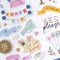 American Crafts Life Of The Party Thickers Stickers 34/Pkg-Gold Foil Phrase